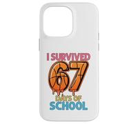Sono sopravvissuto a 67 giorni di scuola Basket Sei sette insegnanti Custodia per iPhone 14 Pro Max