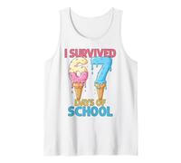 Sono Sopravvissuto a 67 Giorni di Scuola Gelato Sei Sette Insegnante Canotta