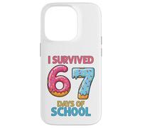 Sono sopravvissuto a 67 giorni di scuola Gelato Sei sette insegnante Custodia per iPhone 14 Pro