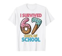 Sono Sopravvissuto a 67 Giorni di Scuola Gelato Sei Sette Insegnante Maglietta