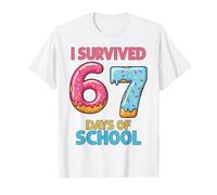 Sono Sopravvissuto a 67 Giorni di Scuola Gelato Sei Sette Insegnante Maglietta