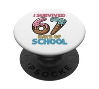 Sono sopravvissuto a 67 giorni di scuola Gelato Sei sette insegnante PopSockets PopGrip Adesivo