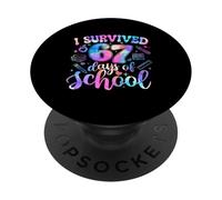 Sono sopravvissuto a 67 giorni di scuola - Sei sette studenti meme PopSockets PopGrip Adesivo