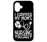 Sono sopravvissuto a mia mamma di professione infermieristica rn LPN CNA Custodia per iPhone 16