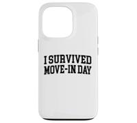 Sono sopravvissuto a Move In Day College Uni Chaos Dark Graphic Custodia per iPhone 13 Pro