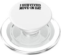 Sono sopravvissuto a Move In Day College Uni Chaos Dark Graphic PopSockets PopGrip per MagSafe