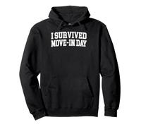 Sono Sopravvissuto a Move in Day College Uni Chaos Graphic Felpa con Cappuccio
