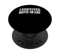 Sono sopravvissuto a Move In Day College Uni Chaos Graphic PopSockets PopGrip Adesivo