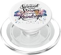 Sono sopravvissuto a troppe tempeste per essere infastidito dalle gocce di pioggia PopSockets PopGrip per MagSafe