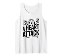 Sono Sopravvissuto a Un Battito Cardiaco Guerriero infarto Canotta