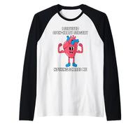 Sono Sopravvissuto A Un Intervento A Cuore Aperto: Niente Mi Maglia con Maniche Raglan