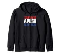 Sono sopravvissuto ad APUSH 2025-2026 AP Storia degli Stati Uniti Sono sopravvissuto a APUSH Felpa con Cappuccio