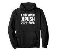 Sono sopravvissuto ad APUSH 2025-2026 AP Storia degli Stati Uniti Sono sopravvissuto a APUSH Felpa con Cappuccio