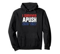 Sono sopravvissuto ad APUSH 2026-2027 AP Storia degli Stati Uniti Sono sopravvissuto a APUSH Felpa con Cappuccio
