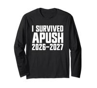 Sono sopravvissuto ad APUSH 2026-2027 AP Storia degli Stati Uniti Sono sopravvissuto a APUSH Maglia a Manica