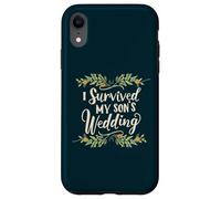 Sono sopravvissuto al matrimonio di mio figlio, il trionfo dei genitori, mamma, papà, floreale Custodia per iPhone XR