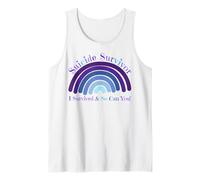 Sono Sopravvissuto al suicidio, Quindi puoi Prevenzione del suicidio Rainbow Canotta