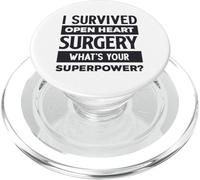 Sono sopravvissuto alla chirurgia a cuore aperto PopSockets PopGrip per MagSafe