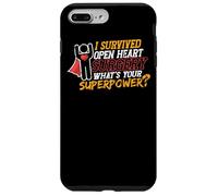 Sono sopravvissuto alla chirurgia a cuore aperto Survivor alla chirurgia cardiaca Custodia per iPhone 7 Plus/8 Plus
