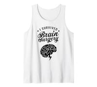 Sono Sopravvissuto alla chirurgia cerebrale Survivor Surgeries Paziente Canotta