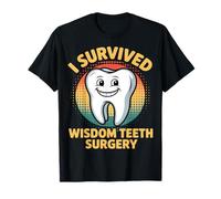 Sono Sopravvissuto alla chirurgia dei Denti del Giudizio ai Denti dei Cartoni Animati Maglietta