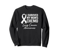 Sono Sopravvissuto alla consapevolezza del Cancro ai polmoni chemio di mia Madre Felpa