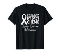 Sono Sopravvissuto alla consapevolezza del Cancro ai polmoni chemio di Mio Padre Maglietta