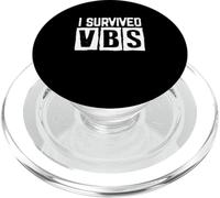 Sono sopravvissuto alle vacanze estive scuola biblica cristiano vbs carino PopSockets PopGrip per MagSafe