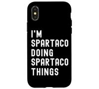 Sono Spartaco Que Fa Cose di Spartaco Custodia per iPhone X/XS