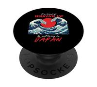 Sono stanco di svegliarmi e non essere in Giappone Tokyo giapponese PopSockets PopGrip Adesivo