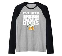 Sono Stato Irlandese per Molte Birre Maglia con Maniche Raglan
