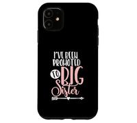 SONO STATO PROMOSSO A GRANDE SORELLA Annuncio Baby News Meme Custodia per iPhone 11
