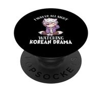 Sono stato sveglio tutta la notte a guardare il dramma coreano Kdrama Fangirl PopSockets PopGrip Adesivo