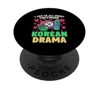 Sono stato sveglio tutta la notte a guardare il dramma coreano Kdrama Lover PopSockets PopGrip Adesivo