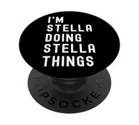Sono Stella Que Fa Cose di Stella PopSockets PopGrip Adesivo