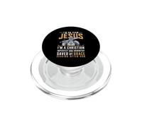 Sono sulla squadra Gesù Cristo Sono Cavaliere Cristiano Credente Dio PopSockets PopGrip per MagSafe