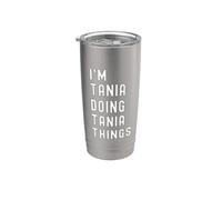 Sono Tania Que Fa Cose di Tania Bicchiere termico in acciaio inox doppia parete