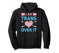 Sono Trans Superarlo Identità di Genere Transgender Felpa con Cappuccio