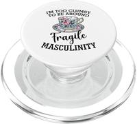 Sono troppo goffo per essere intorno alla fragile mascolinità umorismo divertente PopSockets PopGrip per MagSafe