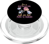 Sono un agente immobiliare Chiedimi la mia carta PopSockets PopGrip per MagSafe