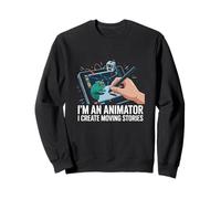 Sono un animatore Creo Storie in movimento Animazione Animazione Felpa