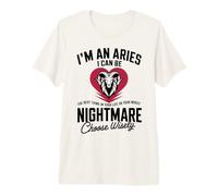 Sono Un Ariete Divertente Astrologia Ariete per Uomini & Donne Maglietta Premium