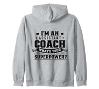 Sono Un Assistente Allenatore Coaching Coach Assistente Felpa con Cappuccio