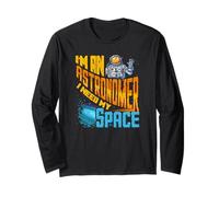 Sono Un astronomo Gioco di Parole Scherzo Meme Gag Maglia a Manica