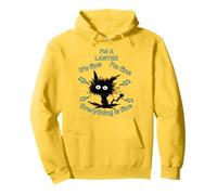 Sono Un Avvocato Tutto è Buon Umore Design Abbigliamento da Lavoro Felpa con Cappuccio