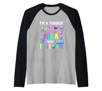 Sono un bambino piccolo, non ho idee, retrò, vintage, anni '90, nostalgia Maglia con Maniche Raglan