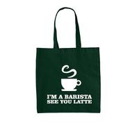 Sono Un Barista Ci Vediamo Latte - Borsa In Tela - Bevi Caffè Caffeina Caffè