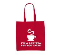 Sono Un Barista Ci Vediamo Latte - Borsa In Tela - Bevi Caffè Caffeina Caffè