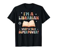 Sono Un bibliotecario Qual è Il Tuo superpotere Maglietta