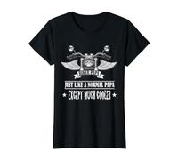 Sono Un Biker Papa Maglietta con Stampa Grafica Economica